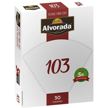 Filtro Reutilizável Alvorada Nº 103 - Com 30 Filtros