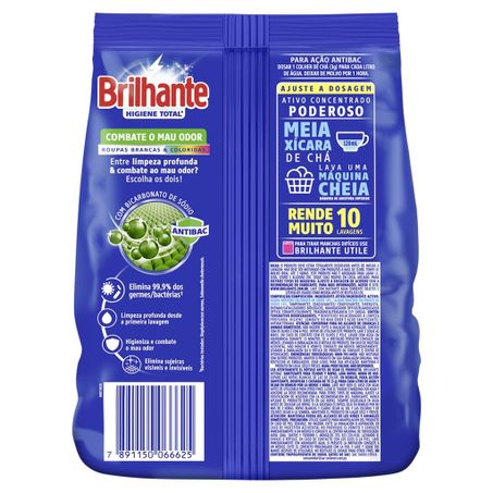 Lava Roupas Brilhante Em Pó Antibac Sachê 800g  
  360-1