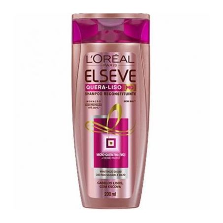 Shampoo L'Oréal Paris Quera-Liso  Frasco 200ml