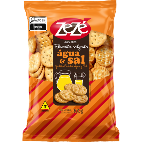 Bisc zeze 200g agua e sal