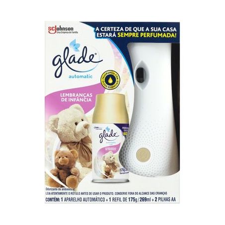ODORIZ GLADE 269ML AUTO AP LEMB INFANCIA