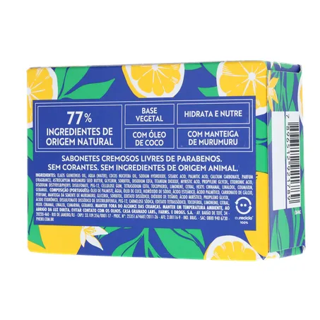 SABONETE PHEBO CREMOSO LIMÃO SICILIANO
100G 360-21