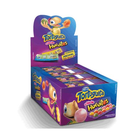 Chiclete arcor tortuguita huevitos 25g