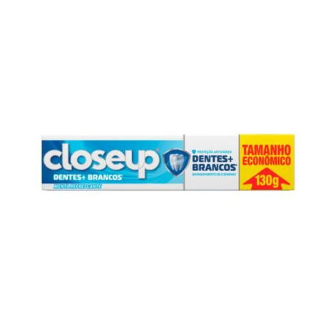 Creme dental mais brancos close up 130g