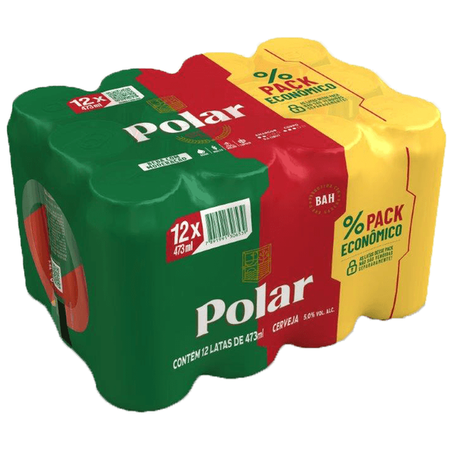 CERVEJA POLAR PACK 12 X 473ML - R$UNID