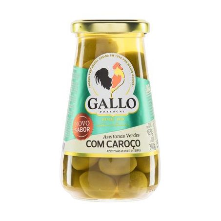 Azeitonas verdes com caroco gallo 183g