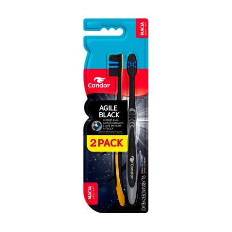 ESCOVA DENTAL AGILE BLACK 2 PACK