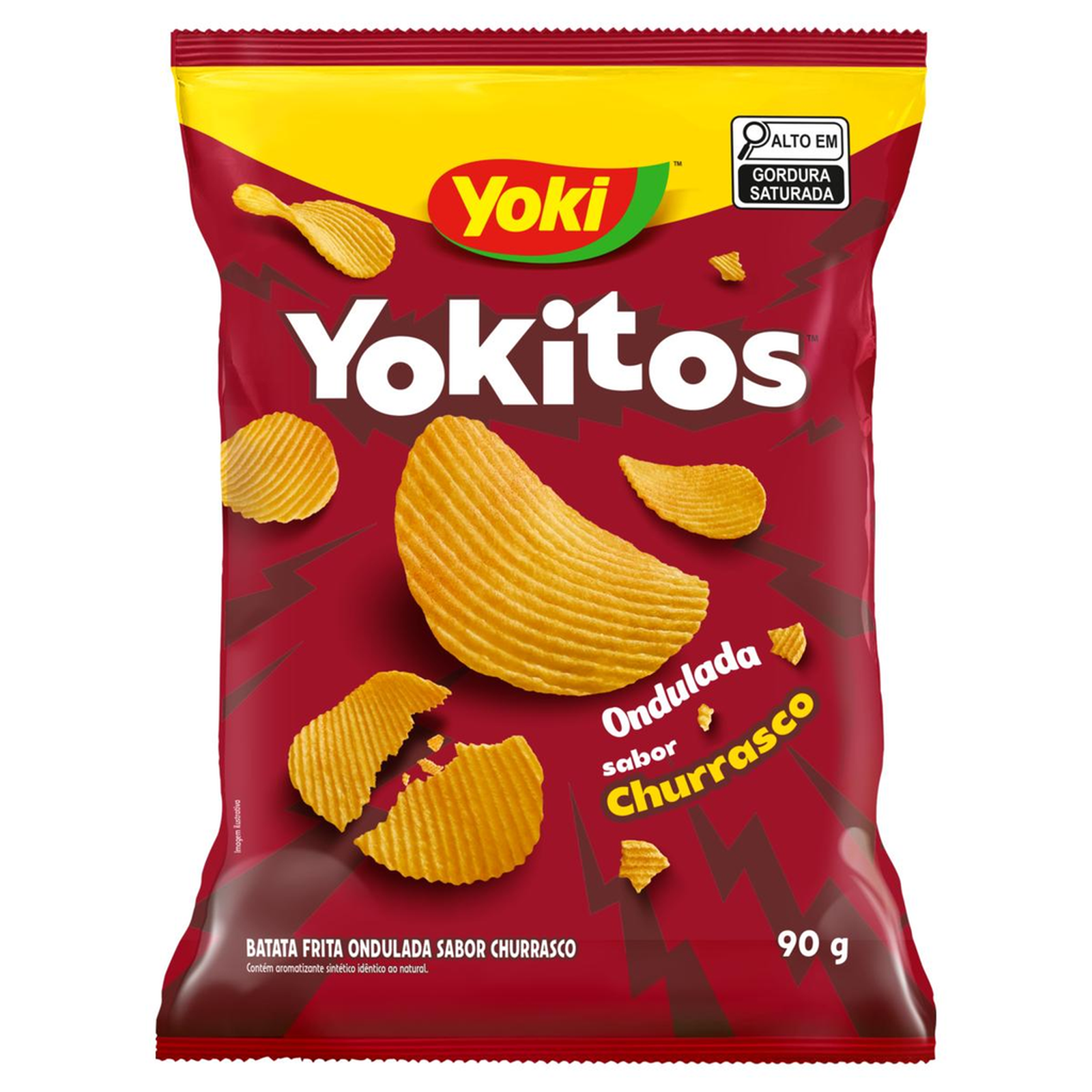 Batata Yokitos 90g - Churrasco