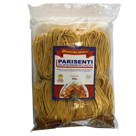 Massa parisenti com ovos fina 500g