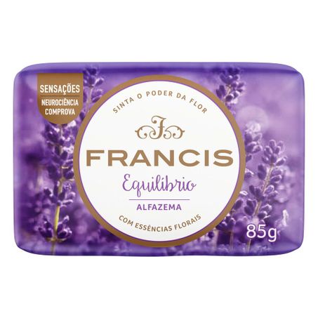 SABONETE FRANCIS ALFAZEMA LILAS 85G