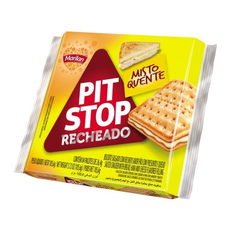 Bisc Rech. Marilan Pit Stop 91g Misto Quente