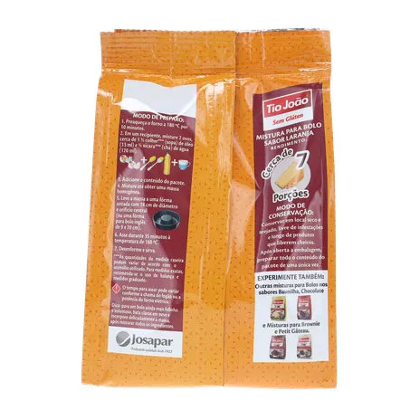 MISTURA BOLO TIO JOÃO LARANJA 270G 360-18