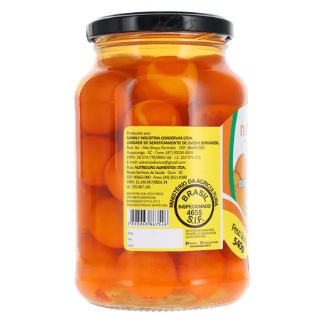 OVO DE CODORNA DEFUMADO NUTRIOURO VD 300G 360-3