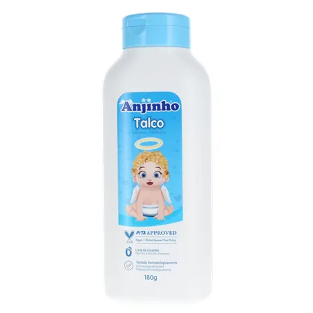 Talco Infantil Anjinho Azul Frasco 180G 360-1