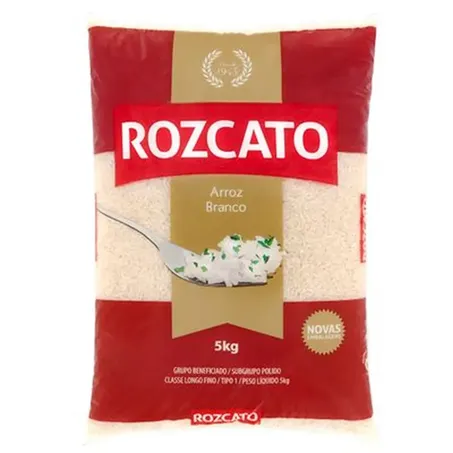 Arroz Branco Tipo 1 Rozcato 5kg
