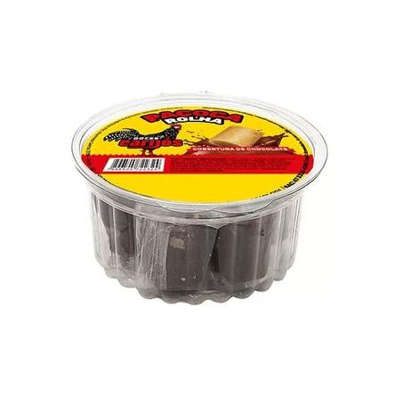 Pacoca rolha carijos 120gr cobertura chocolate