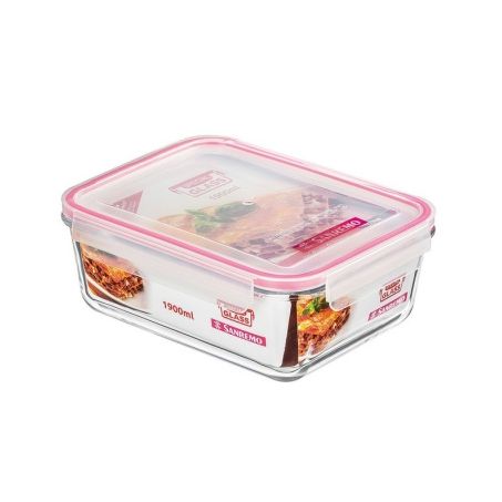 POTE SANREMO 1900ML VIDRO RETANGULAR