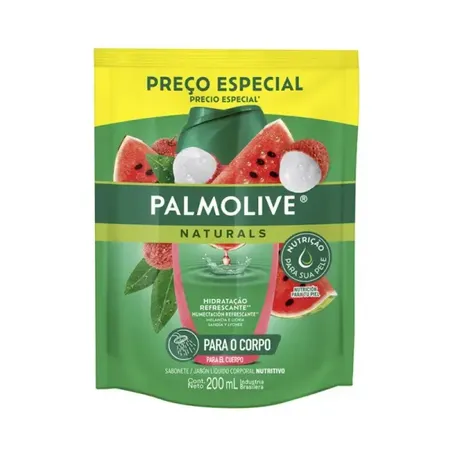 Sabonete Liq Palmolive 200ml Refil Melancia