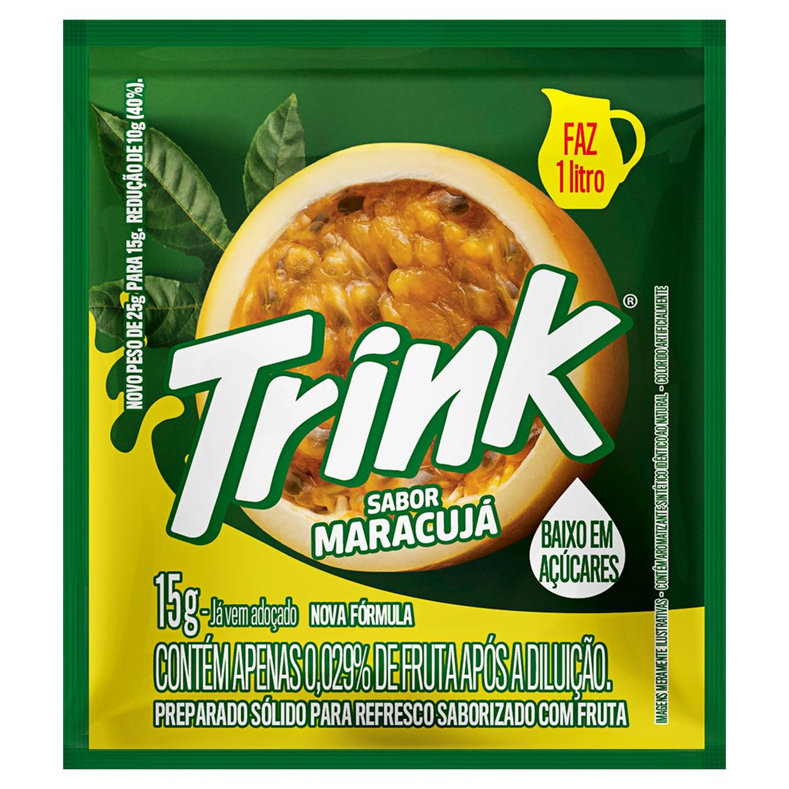 Refresco em Pó Trink 15g - Maracujá