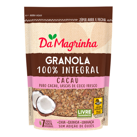 Granola Da Magrinha Cacau Pacote 850G