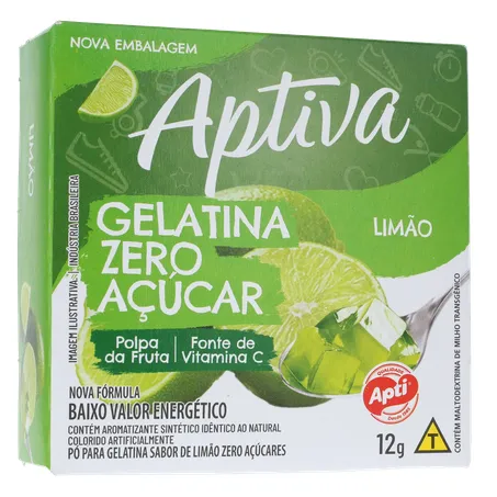 Gelatina apti limão zero açúcar 12g 360-34