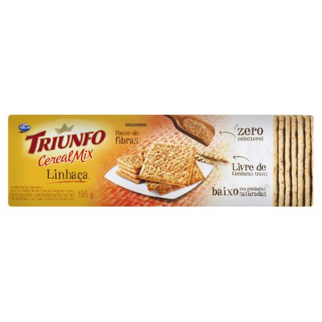 BISCOITO CRACKER LINHAÇA ARCOR TRIUNFO CEREAL MIX