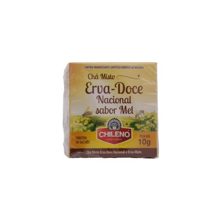 Chá Chileno Erva-Doce-Nacional e Mel Caixa com 10un - 10gr 360-29