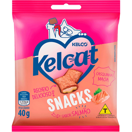 Snack Kelcat 40g - Salmão