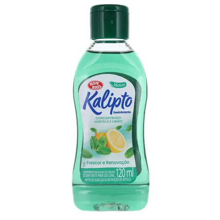 Odorizador de Ambientes Kalipto Hortelã e Limão Frescor e Renovação  Squeeze 120ml