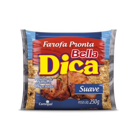 FAROFA PRONTA BELLA DICA SUAVE 250 G              