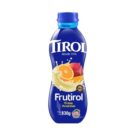 BEBIDA LACTEA FRUTAS AMARELAS TIROL FRUTIROL GARRAFA 830G