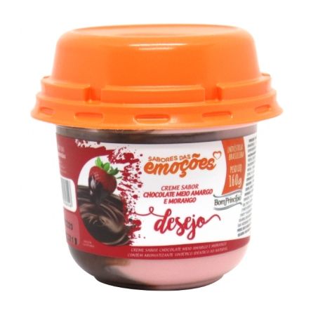 Creme bom principio choc e morango 140g