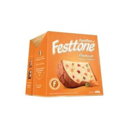 Panettone Festtone Premium Frutas E Damasco 400g