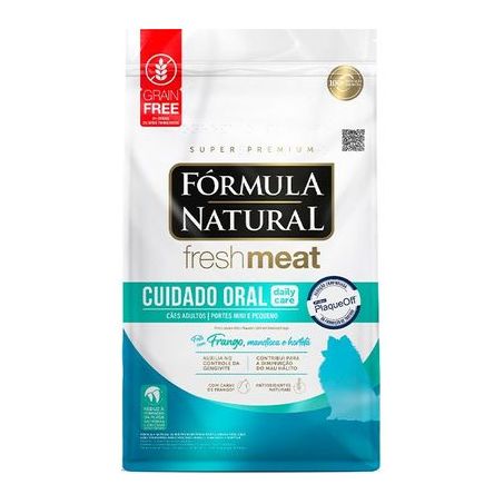 Ração Fórmula Natural Fresh Meat Cuidado Oral para Cães Adultos de Pequeno e Médio Porte 1kg