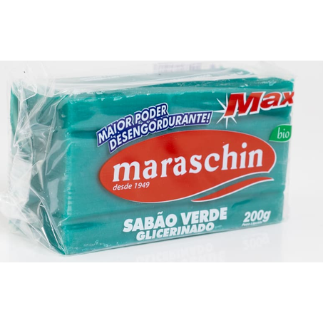 SABÃO BARRA MARASCHIN MAX GLICERINADO VERDE 200G