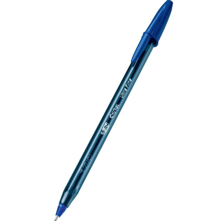 CANETA BIC CRIST ULT FINA UN AZUL
