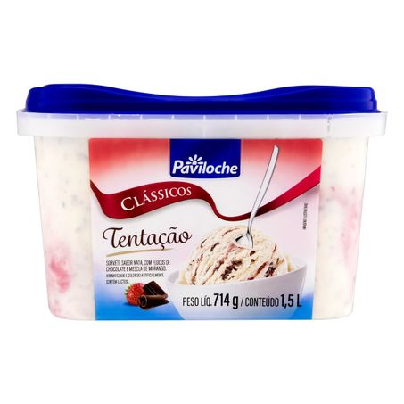 SORVETE TENTAÇÃO PAVILOCHE CLÁSSICOS