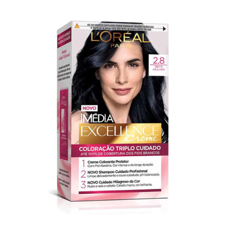 TINTURA IMEDIA LOREAL KIT 2.8+
