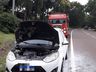 Veículo pega fogo no interior de Itapiranga