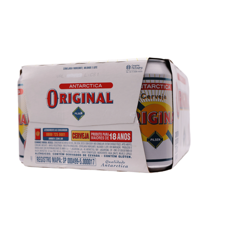 Cerveja antarctica original pilsen 350ml caixa com 12un 360-48
