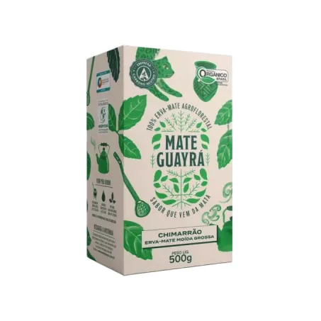 ERVA MATE MOIDA GROSSA ORG 500G - GUAYRA