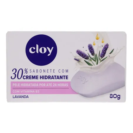 Sabonete cloy lavanda caixa 80g