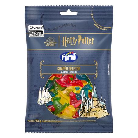 Bala harry potter chapeu fini 70g