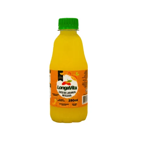 SUCO DE LARANJA INTEGRAL LONGAVITA 290ML