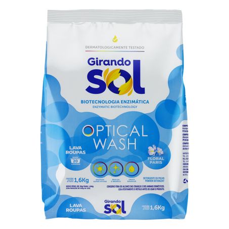 Lava roupas girando sol pct floral paris 1,6 kg