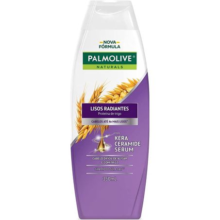 Shampoo palmolive 350ml lisos radiantes