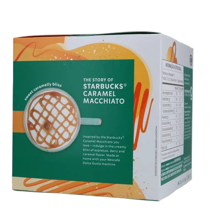 CAFÉ CÁPSULAS STARBUCKS CARAMEL MACCHIATO C/10 UN 360-11