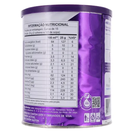 LEITE PÓ PIRACANJUBA INTEGRAL A2 LATA 380G 360-13