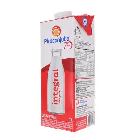 LEITE LONGA VIDA PIRACANJUBA INTEGRAL 1L 360-4