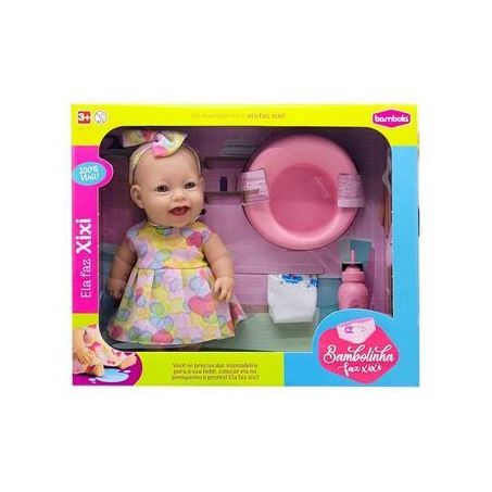 BONECA BAMBOLA BABY BAMBOLINHA FAZ XIXI
